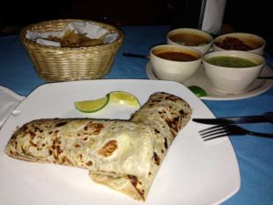 authentic mexico food dinner burritos