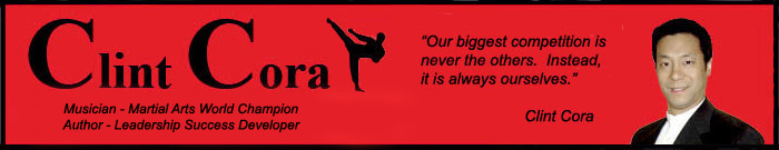 image clint cora motivational keynote speaker bureaus
          author karate world champion